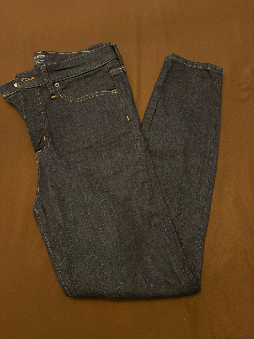NWOT J. Crew Factory Women's Dark Indigo High Rise Skinny Jeans sz 28